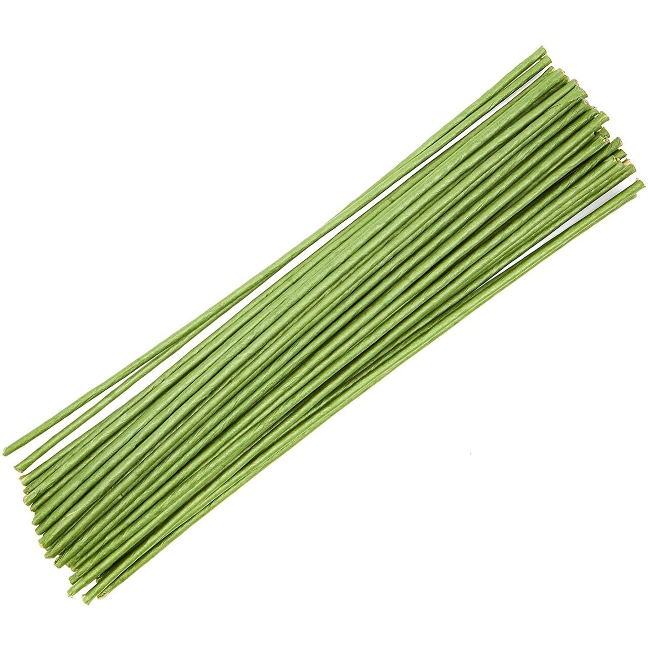 50 Piece 6 Gauge Green Floral Wire For Flower Stems DIY Crafts 50 piece 6 gauge green floral wire for flower stems diy crafts